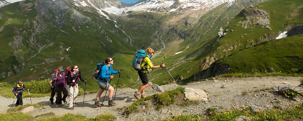 Mountain hiking adventure